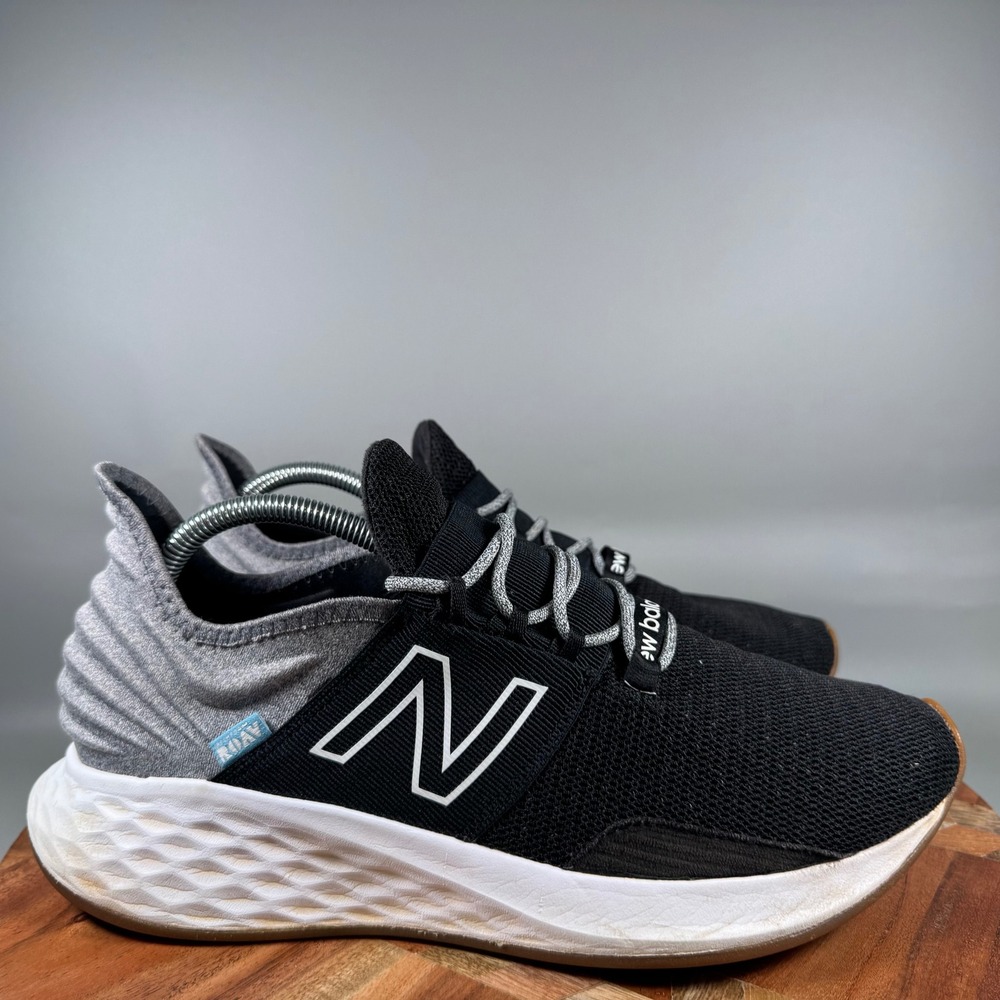New Balance Fresh Foam Roav Women Black Grey Running Shoes WROAVTK Size 11
